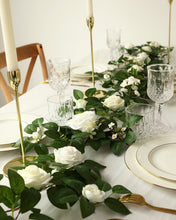 Load image into Gallery viewer, White Rose and Eucalyptus Centerpiece
