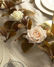 Load image into Gallery viewer, Artificial Rose Eucalyptus Autumn Garland

