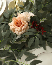 Load image into Gallery viewer, Best Dahlia Roses Eucalyptus Centerpiece For Wedding
