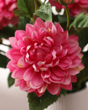 Load image into Gallery viewer, Large Pink Dahlia Artificial Flowers
