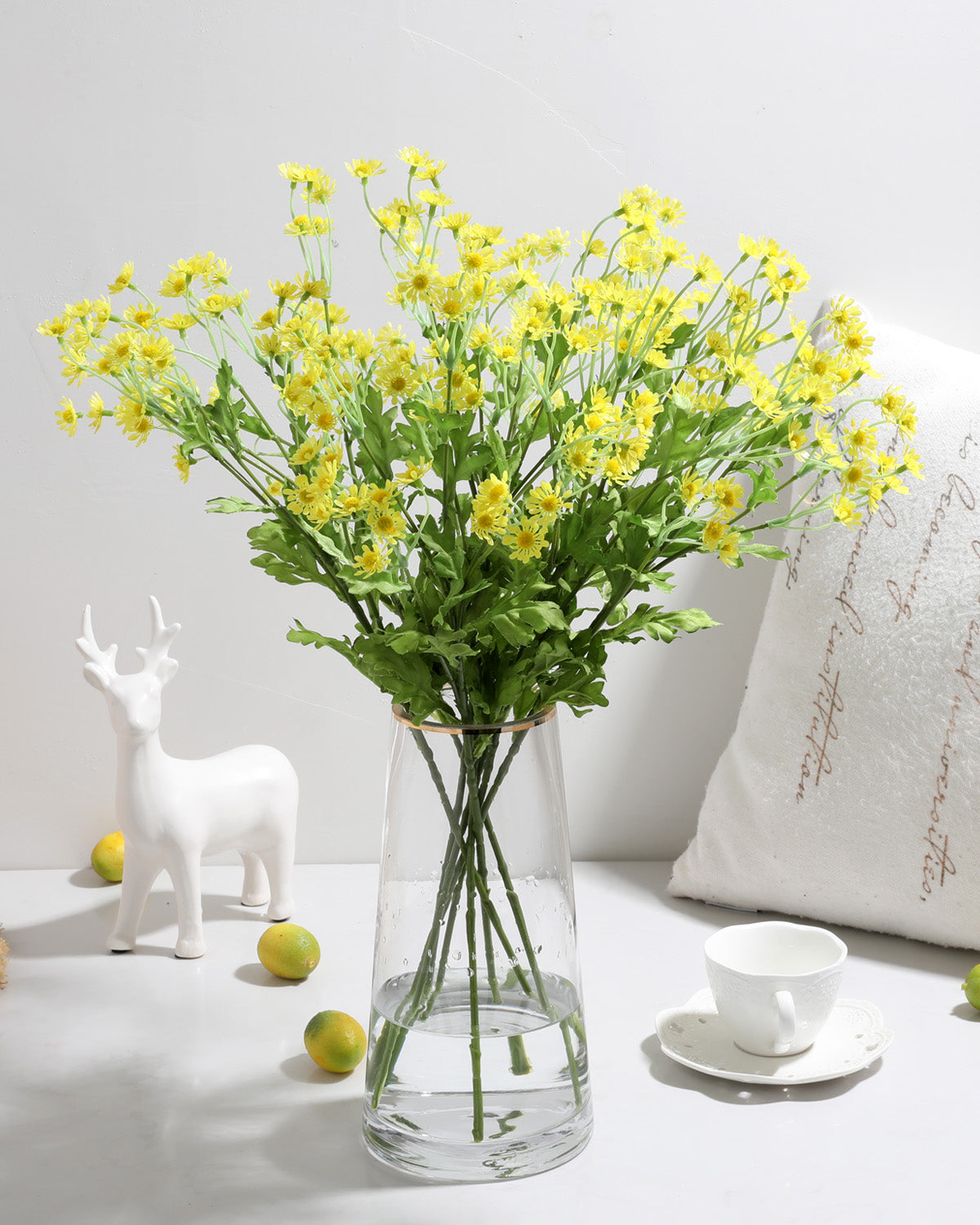 Artificial Yellow Daisy Wildflowers Spray