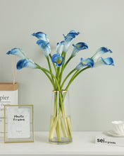 Load image into Gallery viewer, Best Artificial Calla lily Blue 
