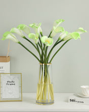 Load image into Gallery viewer, Large Artificial Real Touch Calla lily Green
