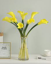 Load image into Gallery viewer, Large Real Touch Calla lily Yellow
