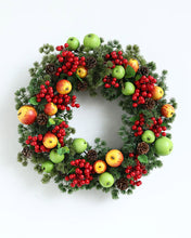 Load image into Gallery viewer, Apple Red Berry Pine Wreath Outdoor
