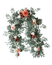 Load image into Gallery viewer, Premium Artificial Dahlia Mixed Flower Garland - 7.22ft
