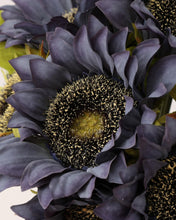 Load image into Gallery viewer, Artificial Blue Sunflowers Bouquet in Bulk
