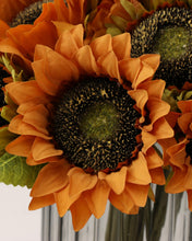 Load image into Gallery viewer, Artificial Orange Sunflowers Bouquet
