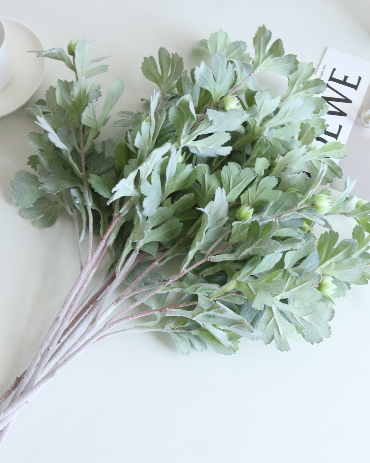 Artificial Jacobaea Maritima Stem