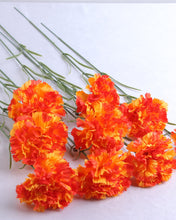 Load image into Gallery viewer, Best Silk Orange Carnation Artificial Flowers 
