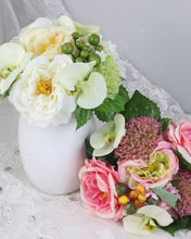 Load image into Gallery viewer, Silk Wedding Bouquet Ivory, Pink, Violet
