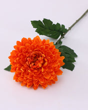 Load image into Gallery viewer, Large Silk Orange Chrysanthemum Bulk
