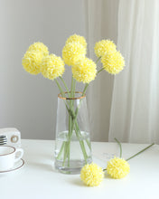 Load image into Gallery viewer, Artificial Silk Chrysanthemum Ball Stem

