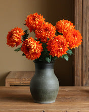 Load image into Gallery viewer, Realistic Fake Orange Chrysanthemum

