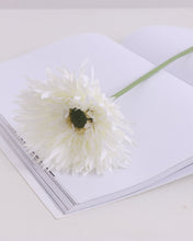 Load image into Gallery viewer, Artificial Silk White Gerbera Daisies

