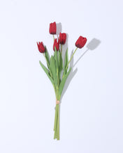 Load image into Gallery viewer, Real Touch Artificial Silk Tulips Burgundy
