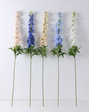 Load image into Gallery viewer, Artificial Larkspur Delphinium Flowers
