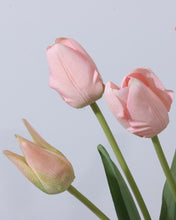 Load image into Gallery viewer, Best Pink Real Touch Artificial Silk Tulips 
