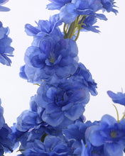 Load image into Gallery viewer, Royal Blue Silk Larkspur Delphinium 
