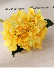 Load image into Gallery viewer, Artificial Yellow Hydrangeas That Look Real
