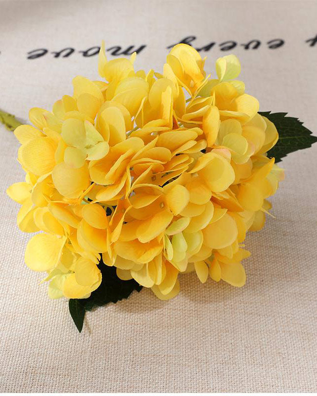 Artificial Yellow Hydrangeas That Look Real