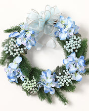 Load image into Gallery viewer, Pine Hydrangea Snowberry Wreath Outdoor
