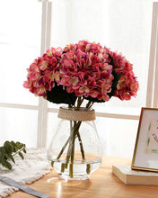 Load image into Gallery viewer, Peach Silk Hydrangea Flower Look Real
