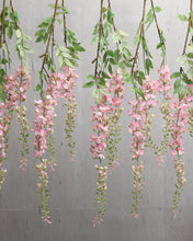 Load image into Gallery viewer, Artificial Long Wisteria Vine Bush
