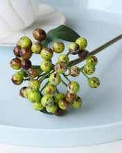 Load image into Gallery viewer, Artificial Green Berries For Arrangements
